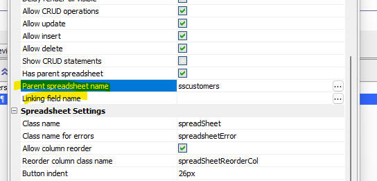 Linked Spreadsheets
